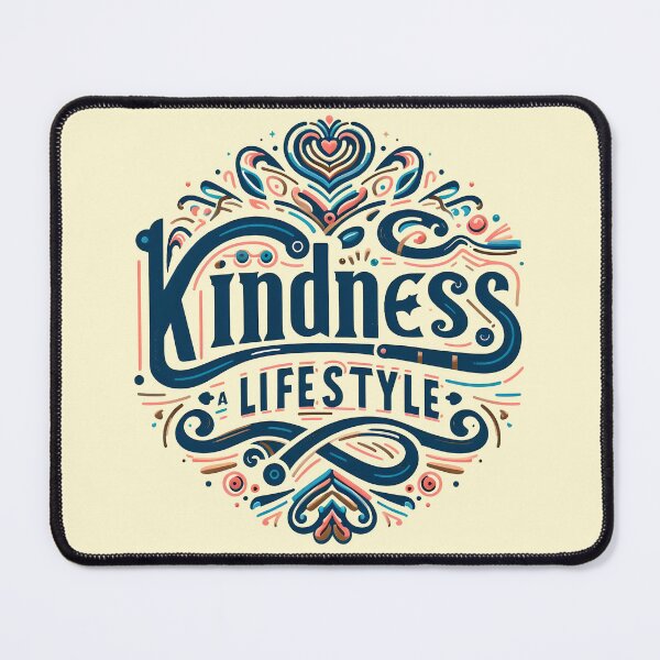 Item preview, Kindness A Lifestyle, typography designed and sold by maxmaj.