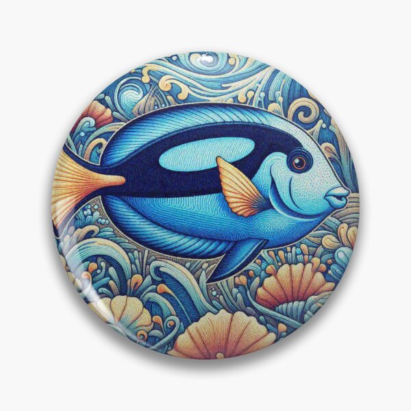 Item preview, flag tail surgeon fish designed and sold by Illuministique.