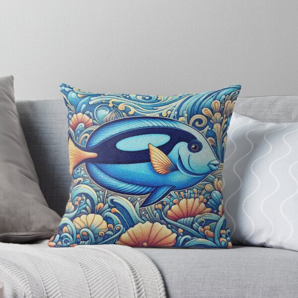 Item preview, flag tail surgeon fish designed and sold by Illuministique.