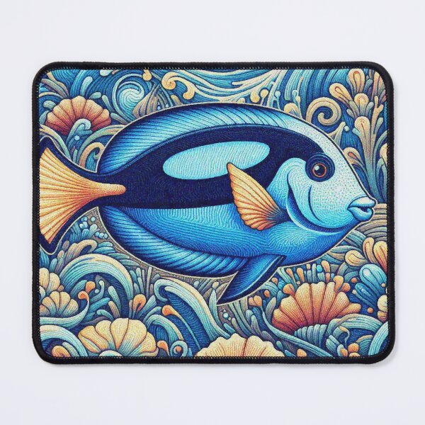 Item preview, flag tail surgeon fish designed and sold by Illuministique.
