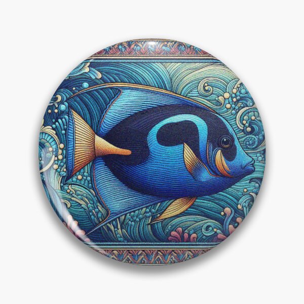 Item preview, wedge tailed blue tang designed and sold by Illuministique.