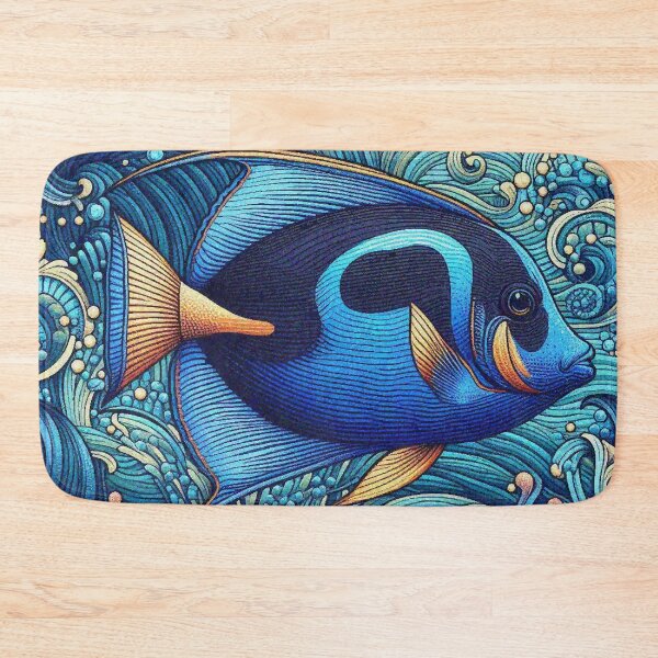 Item preview, wedge tailed blue tang designed and sold by Illuministique.