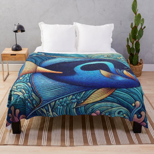 Item preview, wedge tailed blue tang designed and sold by Illuministique.