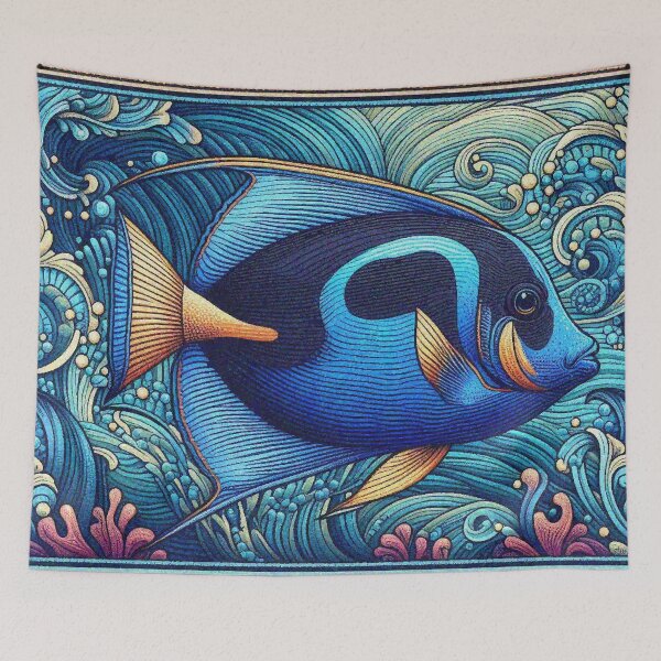 Item preview, wedge tailed blue tang designed and sold by Illuministique.