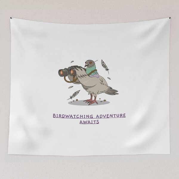 Item preview, Birdwatching Adventure Awaits | Text+ funny pigeon designed and sold by Tonii-.