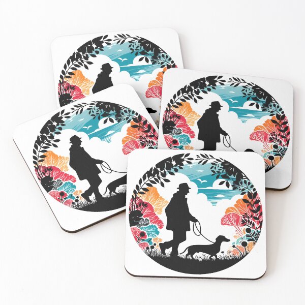 Item preview, Walking with dachshund  designed and sold by Kajiart.