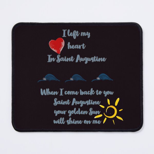Item preview, I left my heart in Saint Augustine heart and sun designed and sold by TheBruce77.
