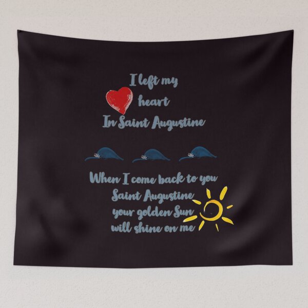Item preview, I left my heart in Saint Augustine heart and sun designed and sold by TheBruce77.