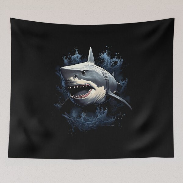 Item preview, Great White Shark Fish designed and sold by DerSenat.