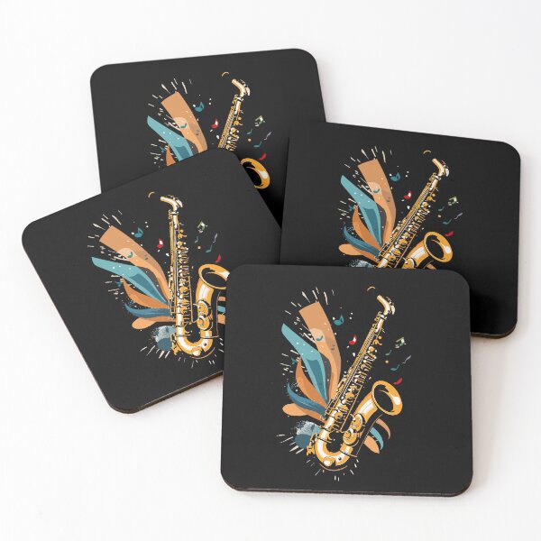 Item preview, Saxophone design for jazz music lovers designed and sold by LuminOrb.