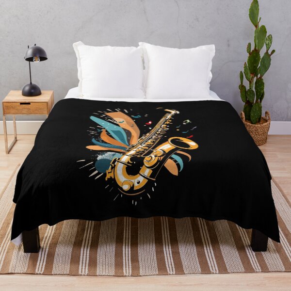 Item preview, Saxophone design for jazz music lovers designed and sold by LuminOrb.