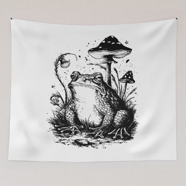 Item preview, Goblincore Frog  designed and sold by SztuKarola.