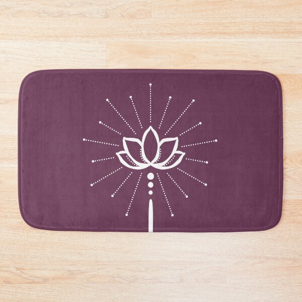 Item preview, Unalome with Plain Background - Beet + Snow designed and sold by Irene Estelle.