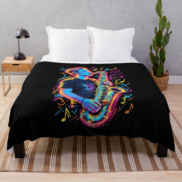 Item preview, Funny saxophone design for jazz music lovers designed and sold by LuminOrb.