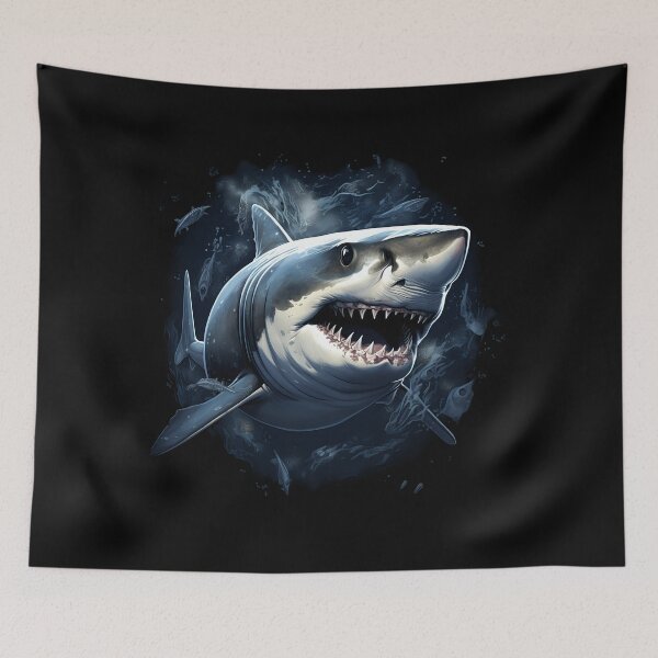 Item preview, Great White Shark Fish designed and sold by DerSenat.