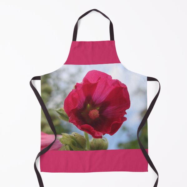 Item preview, Cerise pink hollyhock flower designed and sold by Emma Amies.