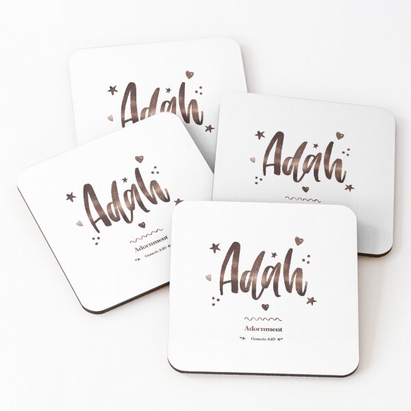 Item preview, Adah | Genesis 4 19 | Adornment | Christian Name with Biblical Meaning For Girl | Christian Name Collection designed and sold by Blessed Be Your Name.