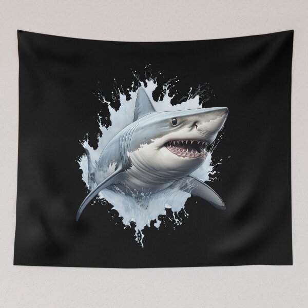 Item preview, Great White Shark Fish designed and sold by DerSenat.