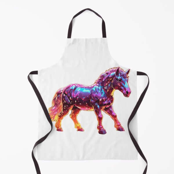 Item preview, Colorful brown horse designed and sold by LevCreates.