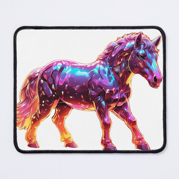 Item preview, Colorful brown horse designed and sold by LevCreates.