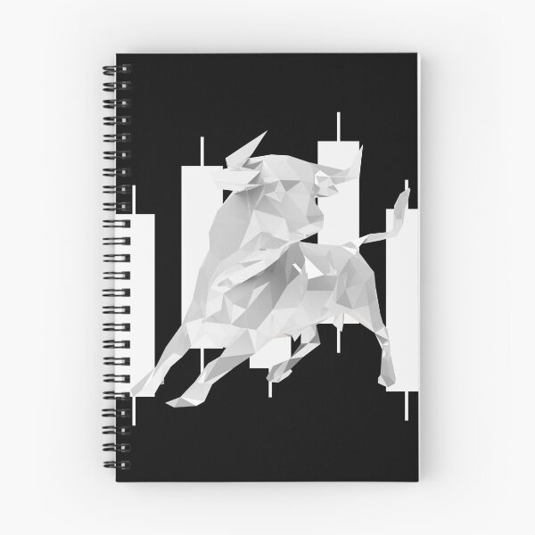 Item preview, Trading White Bull And Chart Background designed and sold by SrSCreative.
