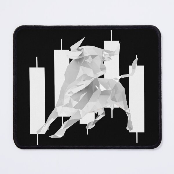 Item preview, Trading White Bull And Chart Background designed and sold by SrSCreative.