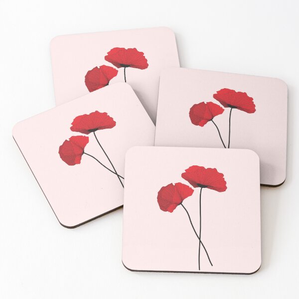 Item preview, Two Red Poppies designed and sold by PeachyLitchi.