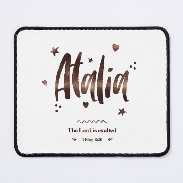Item preview, Atalia | 2 Kings 8 26 | The Lord is Exalted | Christian Name with Biblical Meaning For Girl | Christian Name Collection designed and sold by Blessed Be Your Name.