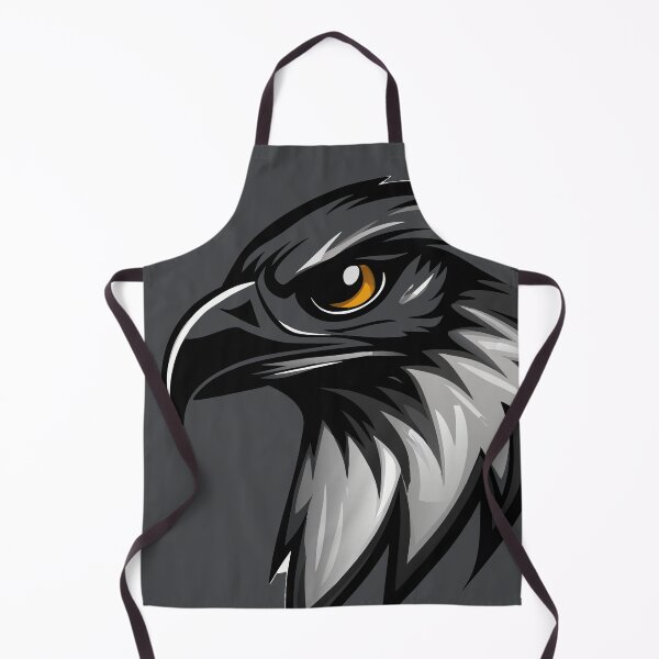 Item preview, Regal Black and White Hawk Portrait - Majestic Bird of Prey Art designed and sold by BNCH44.