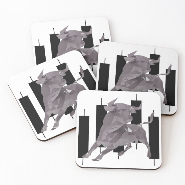 Item preview, Trading Dark Bull And Black Chart Background designed and sold by SrSCreative.