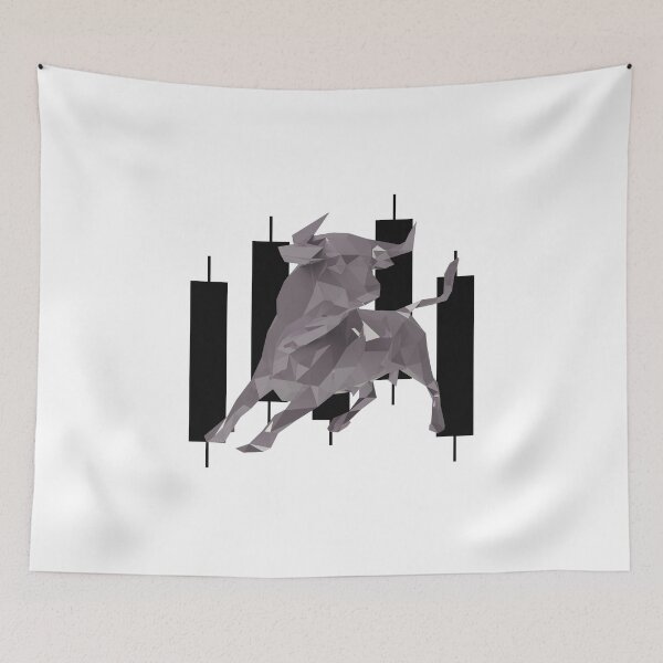 Item preview, Trading Dark Bull And Black Chart Background designed and sold by SrSCreative.