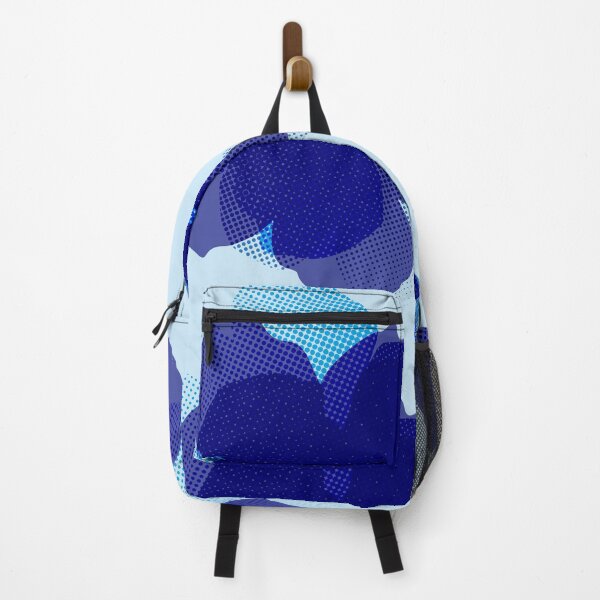 Item preview, Pop flowers ultramarine blue designed and sold by ladstudio.