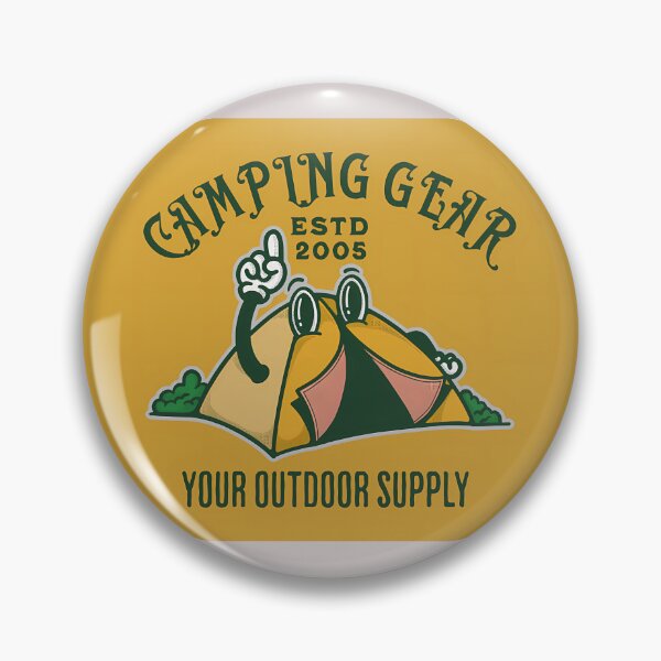 Item preview, Camping Gear Estd 2005 Your Outdoor Supply, Retro Classic Design designed and sold by redstar19.