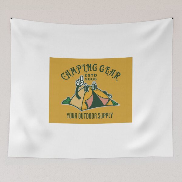 Item preview, Camping Gear Estd 2005 Your Outdoor Supply, Retro Classic Design designed and sold by redstar19.