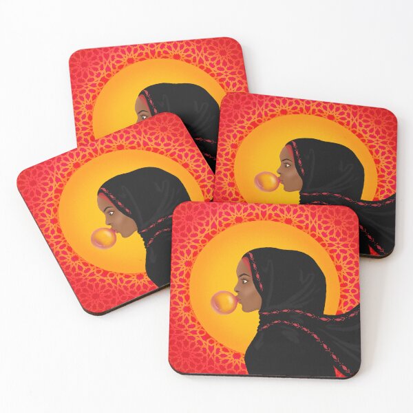 Item preview, Hijab Pop Art Collection - Bubble Pop designed and sold by CreatEVEdesign.