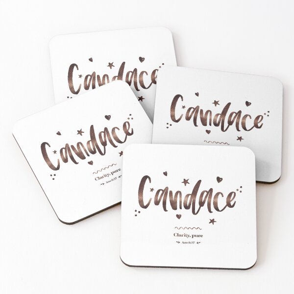 Item preview, Candace | Acts 8 27 | Clarity Pure | Christian Name with Biblical Meaning For Girl | Christian Name Collection designed and sold by Blessed Be Your Name.