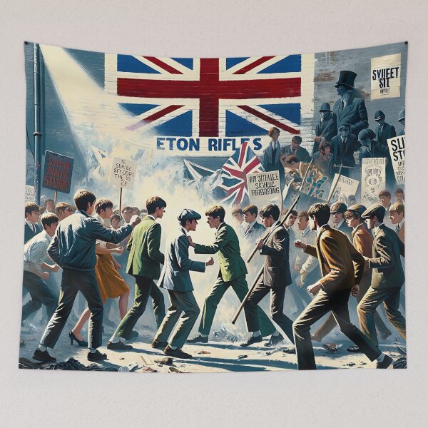 Item preview, Eton Rifles - The Jam - Original Poster Design designed and sold by Sovietmovies.