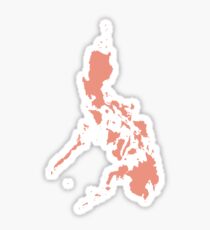 Philippines Love in Peach Sticker