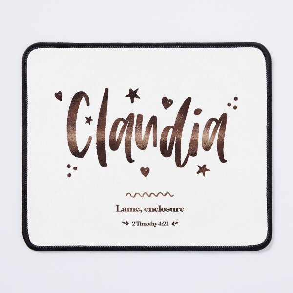 Item preview, Claudia | 2 Timothy 4 21 | Lam Enclosure | Christian Name with Biblical Meaning For Girl | Christian Name Collection designed and sold by Blessed Be Your Name.