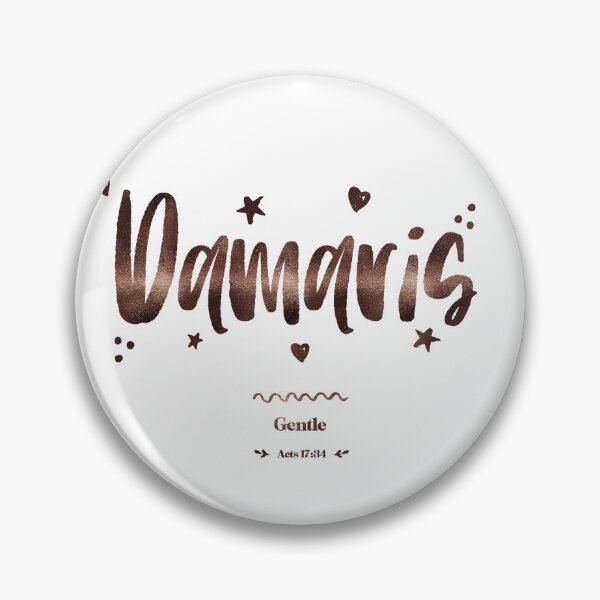 Item preview, Damaris | Acts 17 34 | Gentle | Christian Name with Biblical Meaning For Girl | Christian Name Collection designed and sold by Blessed Be Your Name.
