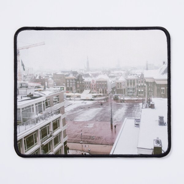 Item preview, The Grote Markt covered in snow designed and sold by Elianne Turennout.