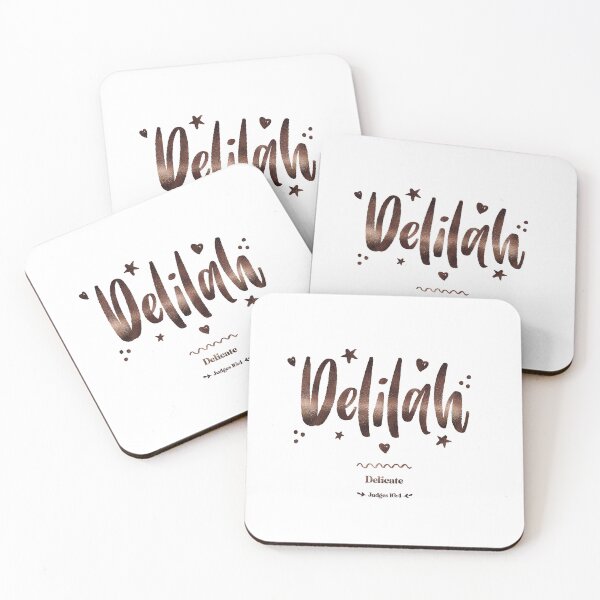 Item preview, Delilah | Judges 16 4 | Delicate | Christian Name with Biblical Meaning For Girl | Christian Name Collection designed and sold by Blessed Be Your Name.