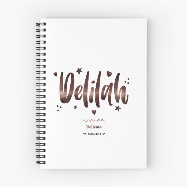 Item preview, Delilah | Judges 16 4 | Delicate | Christian Name with Biblical Meaning For Girl | Christian Name Collection designed and sold by Blessed Be Your Name.