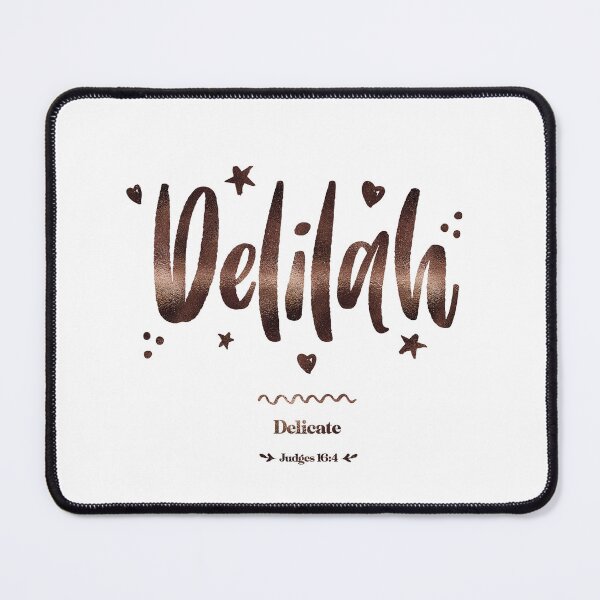 Item preview, Delilah | Judges 16 4 | Delicate | Christian Name with Biblical Meaning For Girl | Christian Name Collection designed and sold by Blessed Be Your Name.