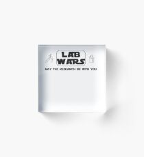Lab Wars (black) Acrylic Block
