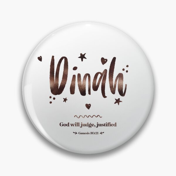 Item preview, Dinah | Genesis 30 21 | God Will Judge | Justified | Christian Name with Biblical Meaning For Girl | Christian Name Collection designed and sold by Blessed Be Your Name.