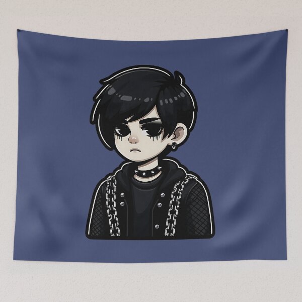 Item preview, goth Boy - Cartoon designed and sold by Sovietmovies.