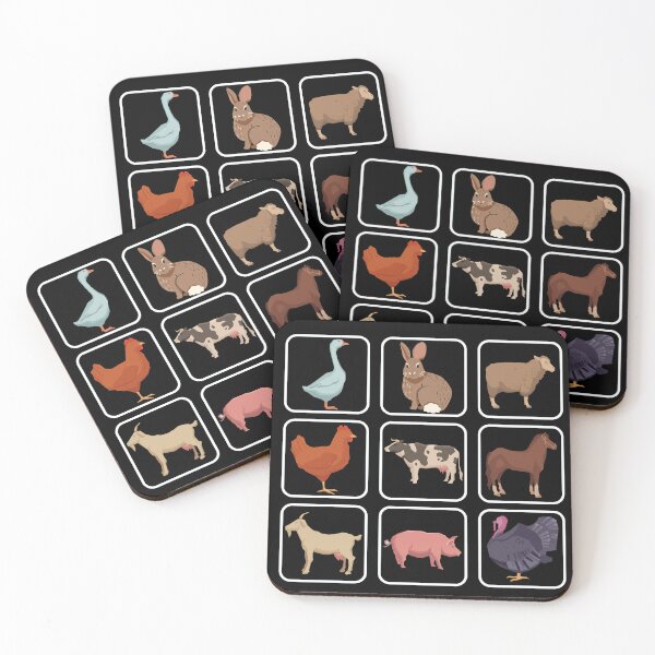 Item preview, Barnyard Buddies: Charming Farm Animal Portraits designed and sold by Amazing-Kortez.
