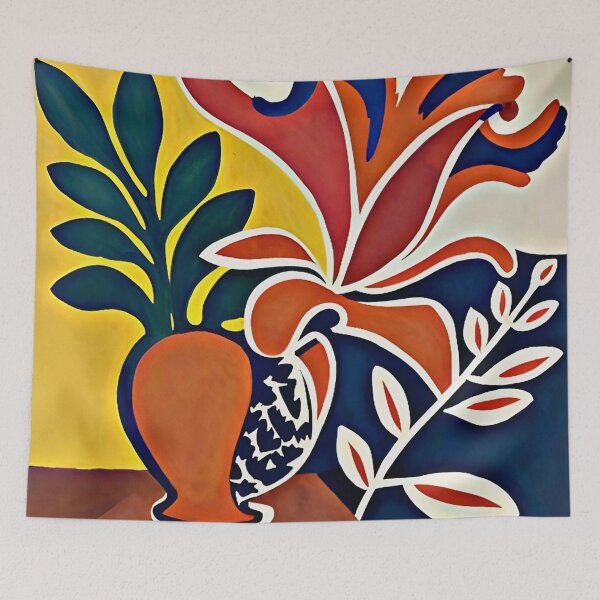 Item preview, Matisse Inspired Bold And Beautiful Cut Out Design  designed and sold by Sizani.
