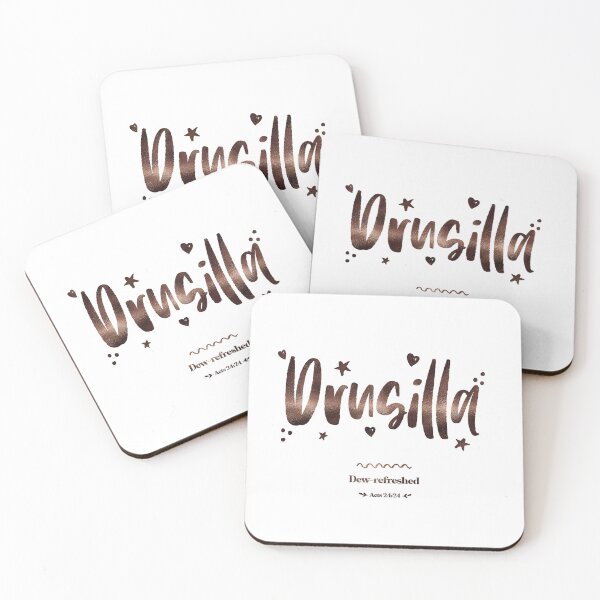 Item preview, Drusilla | Acts 24 24 | Dew-Refreshed | Christian Name with Biblical Meaning For Girl | Christian Name Collection designed and sold by Blessed Be Your Name.